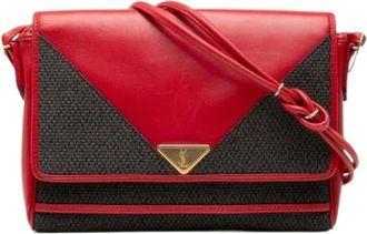 Saint Laurent Pre-owned Cross Body Bags, female, Multicolor, Size: ONE SIZE Pre-owned Vintage Crossbody Bag