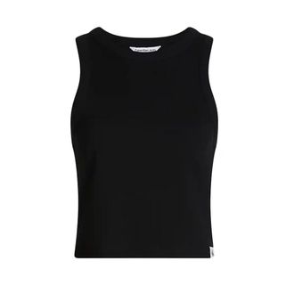 Calvin Klein Dames, Tops, Zwart, Maat: XS Katoen