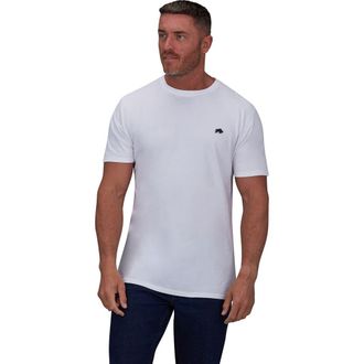 Raging Bull Classic Crew Neck Logo T-Shirt in White at Nordstrom, Size Xxx-Large