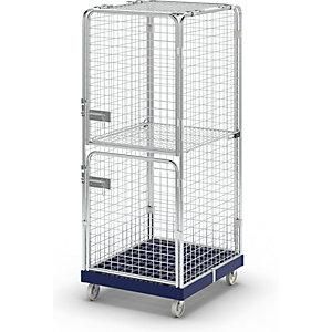 OEM Contenedor De Acero Antirrobo Con Tablero Rodante De Pl&aacute;stico