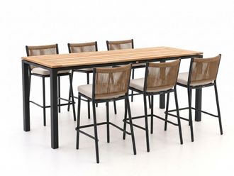 Manifesto Furniture + 15% kassakorting | Manifesto Idro/Linosa 225cm barset 7-delig stapelbaar
