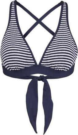 Seafolly Clubhouse Multi Fit Longline Tri Bikini-Top f&uuml;r Damen | blau