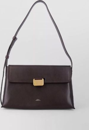 A.P.C. sac simone leather shoulder bag