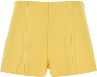 Prada Womens Yellow Cotton Shorts - Size EU 34 (Womens)
