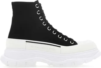 Alexander McQueen Alexander Mcqueen Black Canvas Canvas Sack Sneakers