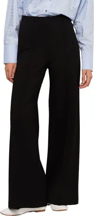 Fifteen Twenty Jordyn High Waist Wide Leg Pants in Black at Nordstrom, Size Large