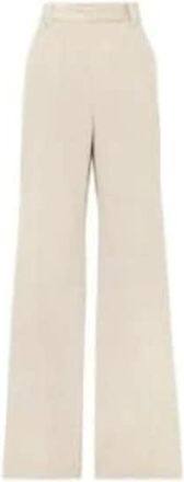 Brunello Cucinelli Light Beige Wide Leg Trousers, Brand Size 40 (US Size 6)
