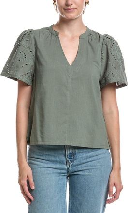 Splendid Eyelet Top