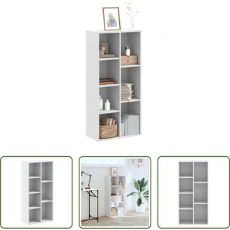 vidaXL vidaXL Scaffale in legno - Libreria Bianca 50x25x105 cm in Legno Multistrato