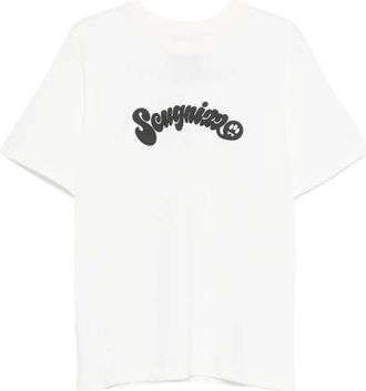 Barrow T-shirt met grafische print - Wit