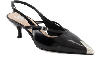 Andrea Womens Kitten Heel Pumps