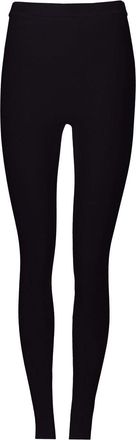 Ferragamo logo-plaque stretch-fit leggings - women - Polyamide/Polyester/Viscose - L - Black