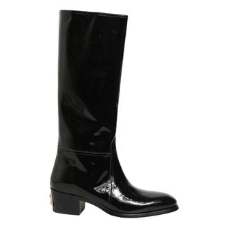 Dolce & Gabbana High Boots, male, Black, Size: 10 US Knee High Boots