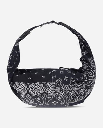 KAPITAL Gauze Bandana Beach Snufkin Bag Black