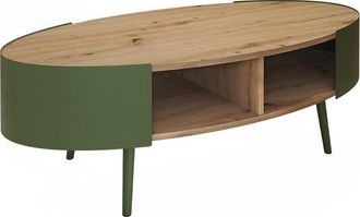 Vicco Mesa De Centro Lofta, Verde, 120 X 60 Cm, Vicco
