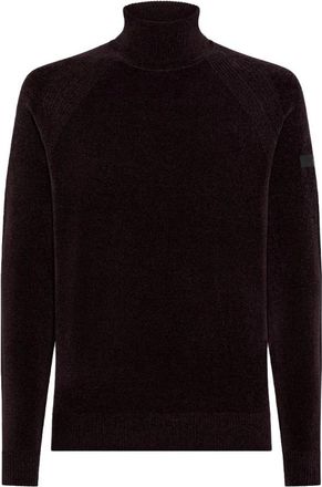 Roberto Ricci Design Velvet Turtleneck Knit - Heren - Coltruien - Rood - 2XL - Polyester - Truien & Vesten