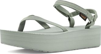Teva Flatform Sandal Slim Womens Dress Sandals Seagrass : 11 B - Medium