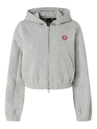 Pinko Hoodie met geborduurd logo - Grijs