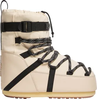 Moncler Moncler Moon Boot X Icon Low Snow Boot, Women, White, Size: 36-38