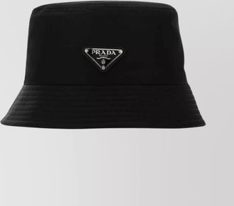Prada wide brim nylon hat