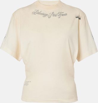 Balenciaga Printed cotton jersey T-shirt