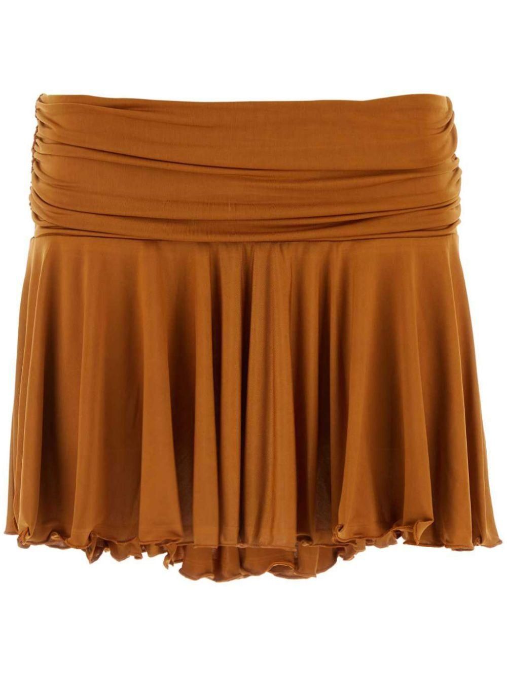 Gimmetheyoung ♥ G_TIE CANCAN SKIRT/追跡付 BUONA GIORNATA Sz M Layered Ruffle skirt Black gray Womens