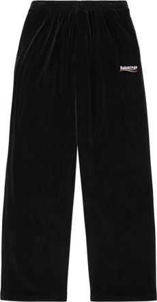 Balenciaga Black Political Campaign Trousers
