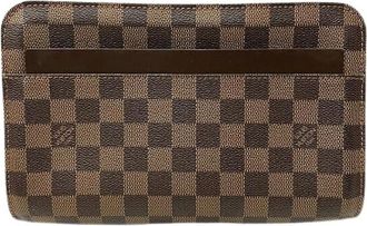 Louis Vuitton Pre-owned Clutches, male, Brown, Size: ONE SIZE Pre-owned Saint Louis Damier Clutch Bag