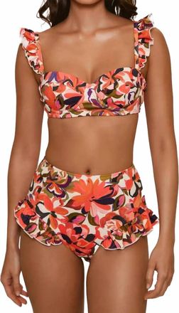 Hutch Wila Bikini Top In Coral