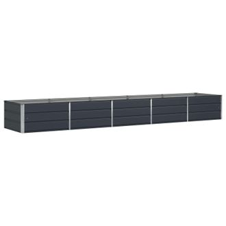 vidaXL Jardinera Antracita 400 X 80 X 45 Cm Acero Vidaxl