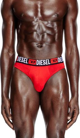 Diesel 3-pack of thongs with all-over logo waist - Strings - Man - Multicolor
