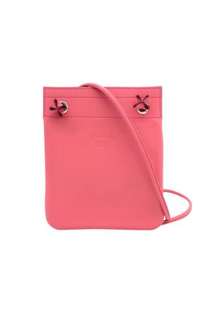 Hermès Rose Azalee Swift Leather Mini Aline Bag