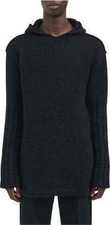 Rick Owens Heren, Sweatshirts & Hoodies, Zwart, Maat: M Zijde