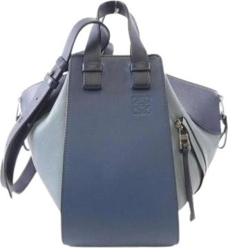Loewe Pre-owned Handbags, female, Blue, Size: ONE SIZE Pre-owned Shoulder bag