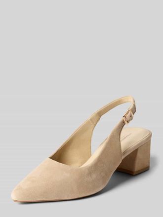 Vagabond Slingbacks aus echtem Veloursleder Modell MARTA in Beige, Gr&ouml;&szlig;e 36
