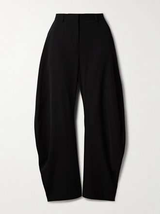 Acne Studios Pantaloni Barrel In Cr&ecirc;pe - Nero