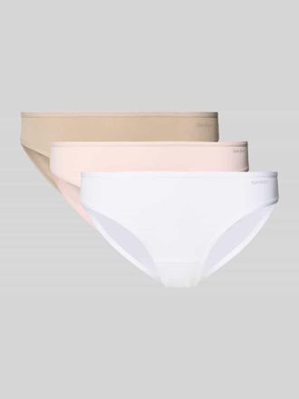 Skiny Skiny Slim Fit Slips mit Logo-Print im 3er-Pack in Rosa, Gr&ouml;&szlig;e 36