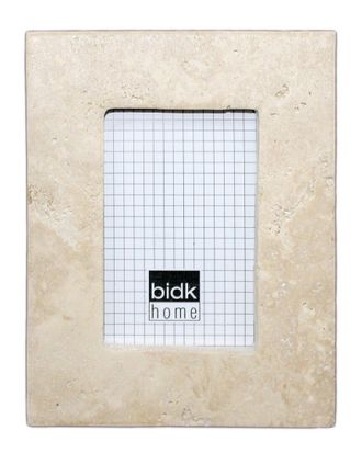 BIDKhome Bidkhome 9Inx7in Travertine Photo Frame Fits Photo 4Inx6in