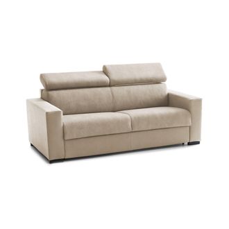 Talamo Italia Talamo Italia - Sofa Cama Aiko, Sof&aacute; De 3 Plazas, 100% Made In Italy, Sof&aacute; De Sal&oacute;n Con Apertura Giratoria, Con Reposacabezas Ajustable Y Reposabrazos