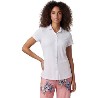 Lords of Harlech Womens Button-Up Shirt in White at Nordstrom, Size Xx-Large