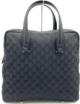 Gucci Pre-owned Handbags, female, Blue, Size: ONE SIZE Pre-owned Canvas gucci-bags