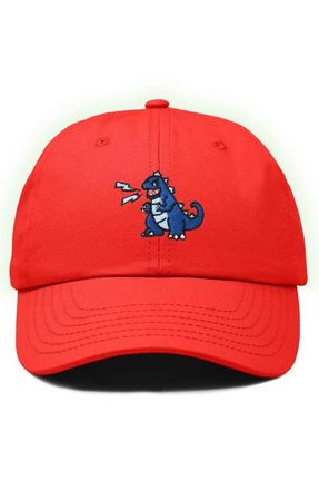 Dalix Big Lizard Cap in Red at Nordstrom