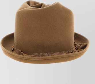 Yohji Yamamoto wool felt fedora hat