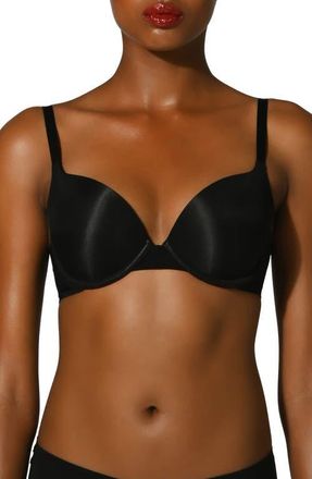 Wolford 3W Underwire Push-Up Bra in Black at Nordstrom, Size 32C