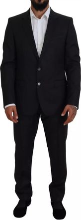 Dolce & Gabbana Melange Grey Wool 2 Piece MARTINI Mens Suit (Pre-Owned)