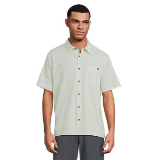 Billabong Surftrek Transit Shirt Mens Seafoam Classic Fit Button Front GBO2249