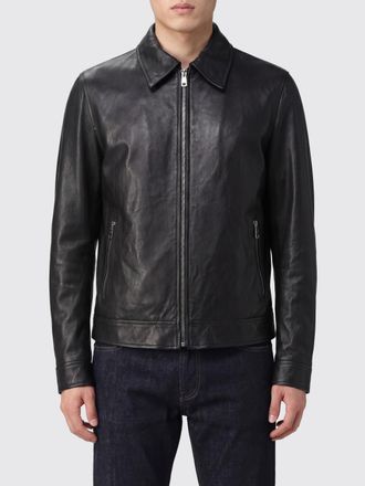 Dolce & Gabbana Giacca in pelle di agnello nera con vestibilit&agrave; slim fit