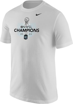 Nike NJ/NY Gotham FC 2023 NWSL Champions Nike Mens T-Shirt in White | M113329330-GOT