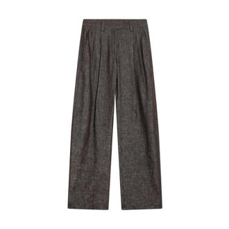 Brunello Cucinelli Broeken, Dames, Bruin, S, Bruine Palazzo Jeans