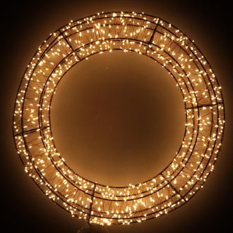 Vacchetti Guirnalda 900 Led Metal Blanco C&aacute;lido Luz Cm &Oslash;38h6,5